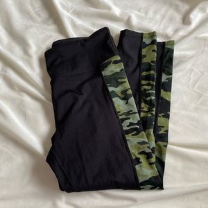 Black and Camo Lularoe Rise Leggings